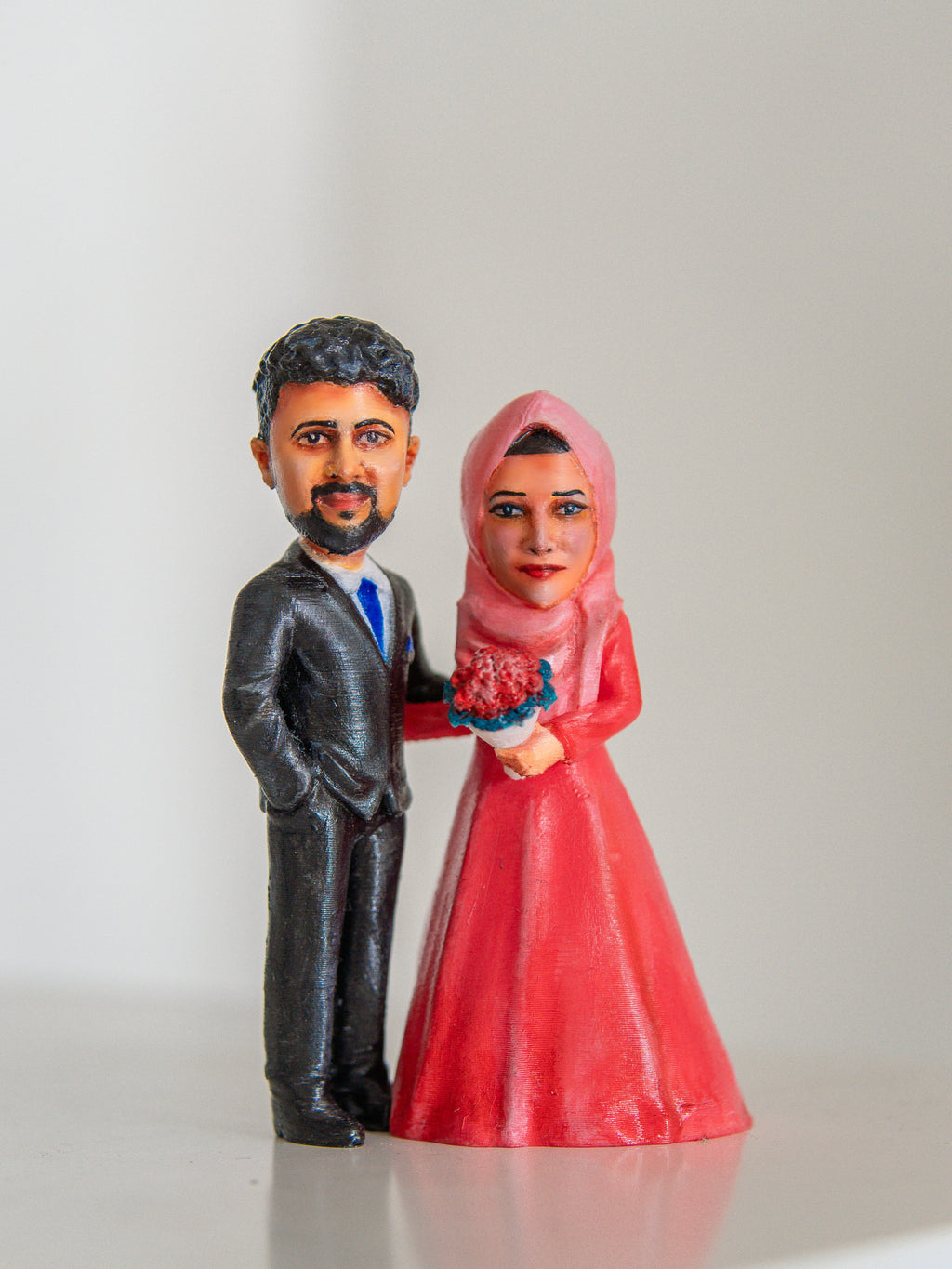 Custom 3D Miniature Figurine - Couple