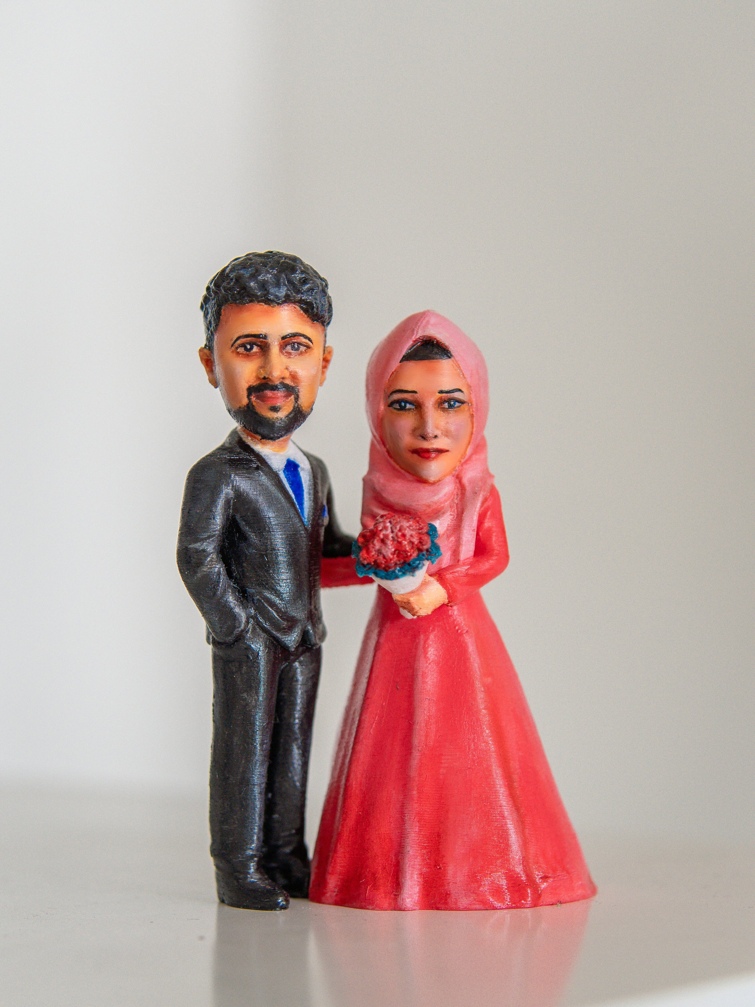 Custom 3D Miniature Figurine - Couple