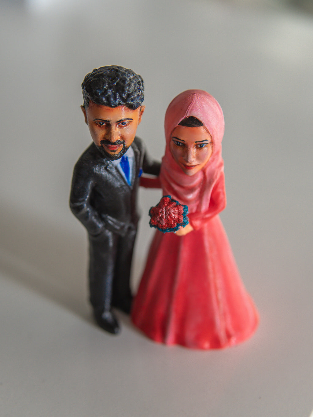 Custom 3D Miniature Figurine - Couple